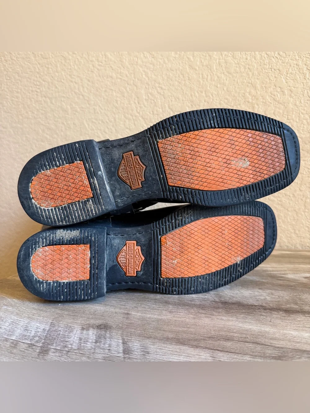 Harley Davidson Harness Square Toe Motorcycle Boots